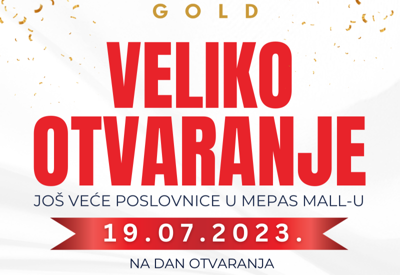 Veliko otvorenje LULU Gold u Mepas Mall Mostar